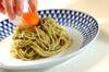 ワサビ風味の海苔だくスパゲティの作り方の手順4