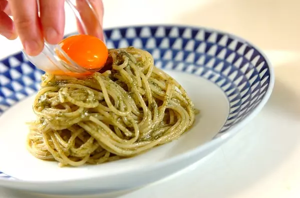 ワサビ風味の海苔だくスパゲティの作り方3