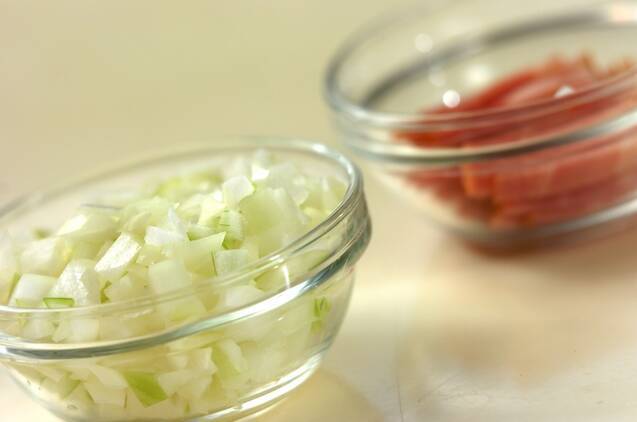 ブロッコリーとカブのスープの作り方の手順2