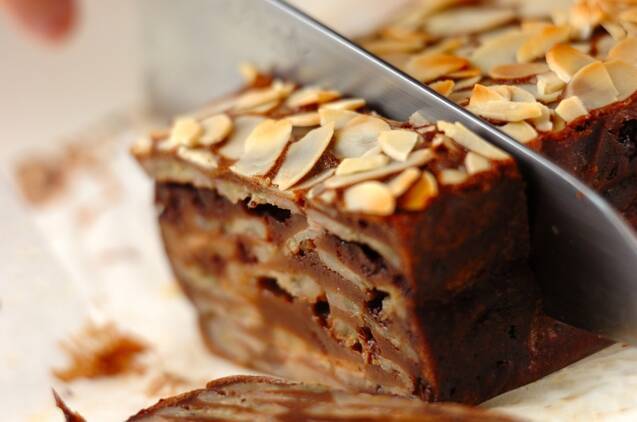 チョコとバナナのガトーインビジブルの作り方の手順7