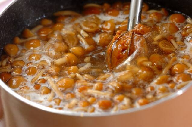 ナメコ汁の作り方の手順4