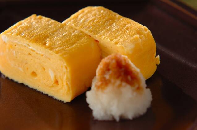 ふんわりジューシー 定番のだし巻き卵