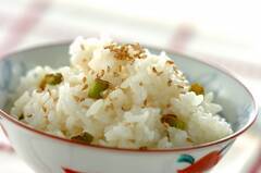 アスパラ混ぜご飯