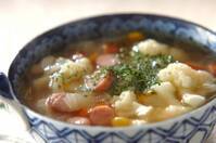 カリフラワーのコンソメスープ