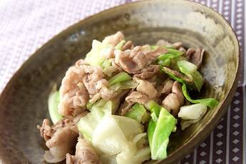 豚肉とキャベツの炒め物
