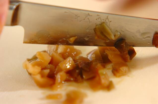ザーサイとワカメのスープの作り方の手順1