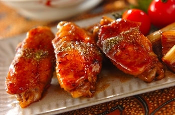 鶏手羽の照り焼き