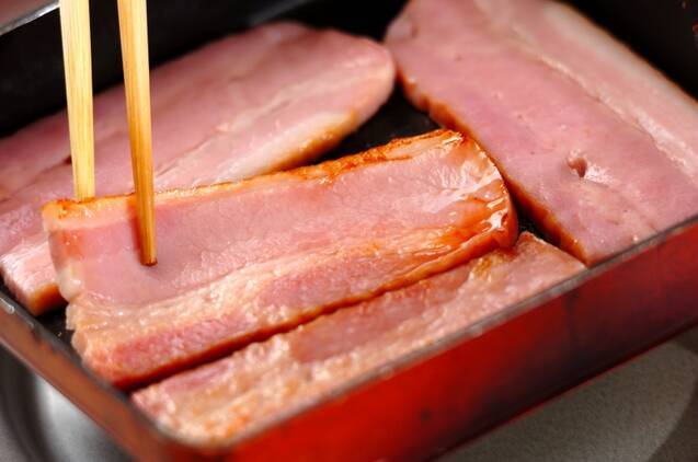 エンドウ豆入りふわふわ卵サンドの作り方の手順4