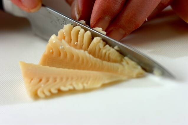 タケノコのオイスターソース焼きそばの作り方の手順1