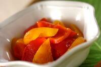 レンジパプリカのマリネ 副菜 レシピ 作り方 E レシピ 料理のプロが作る簡単レシピ