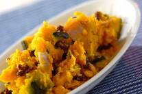 カボチャのレンジサラダ