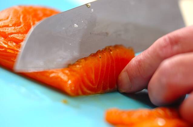 サーモンのマリネの作り方の手順5