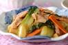 中華風野菜炒めの作り方の手順