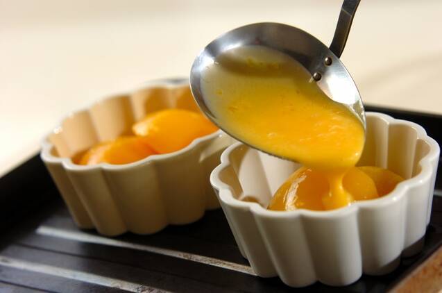 黄桃グラタンの作り方の手順2