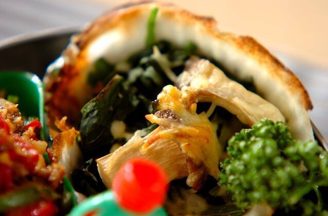 春巻きの皮カップチーズ焼き