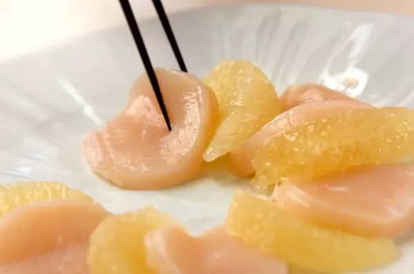 フレッシュ！グレープフルーツとホタテのさわやかカルパッチョの作り方1
