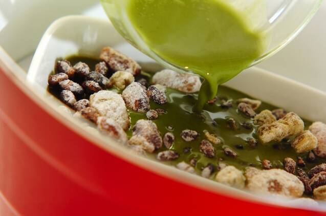 抹茶味の水無月の作り方の手順6