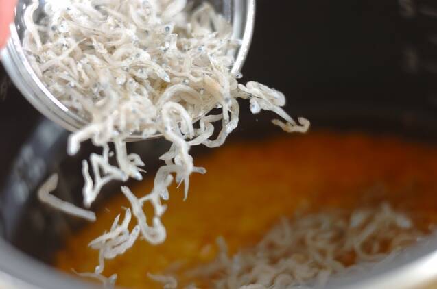 さっぱりジャコの炊き込みご飯の作り方の手順2