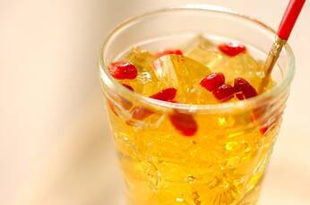 ジャスミン茶ゼリー