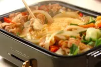 フライパンでも！旨辛チーズダッカルビ