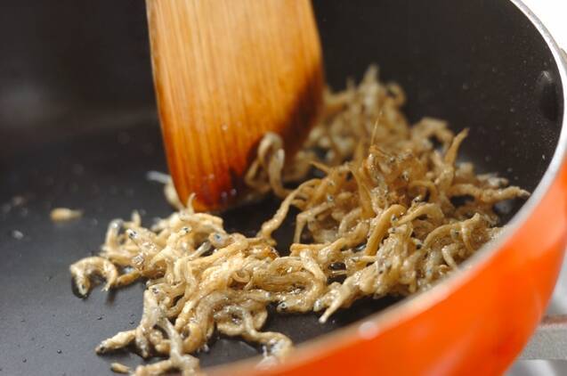 ワサビ菜のヘルシー和風サラダの作り方の手順4