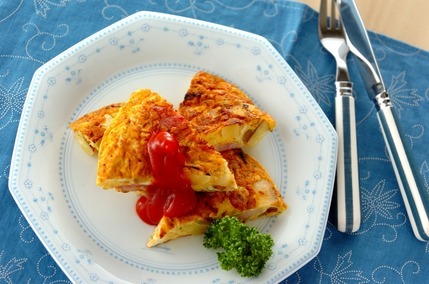 生クリームなしスペイン風オムレツ