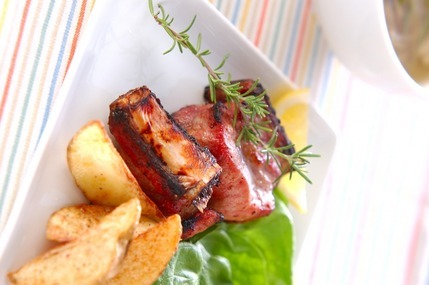 スペアリブペッパー焼き