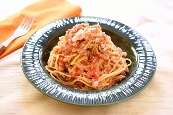 ノンオイルのヘルシーツナトマトスパゲティ
