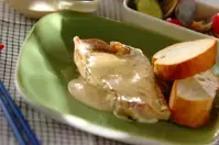 豚肉のクリームソース