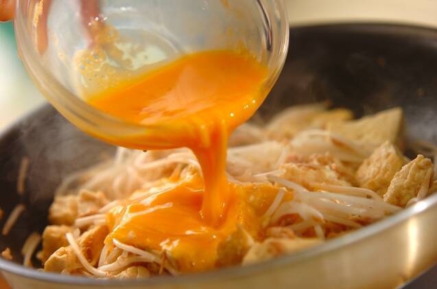 ツナと豆腐のシンプル炒めの作り方の手順3