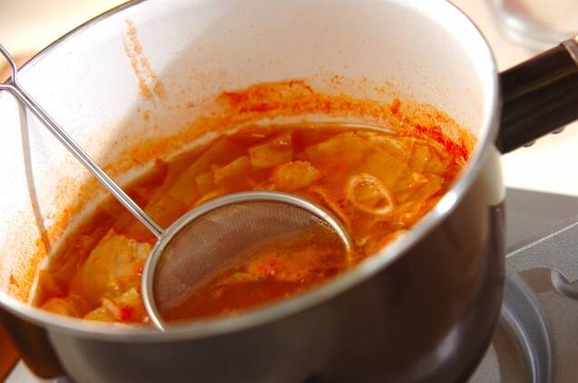 チキントマトスープの作り方の手順6