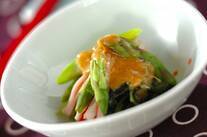 アスパラガスの酢みそがけ