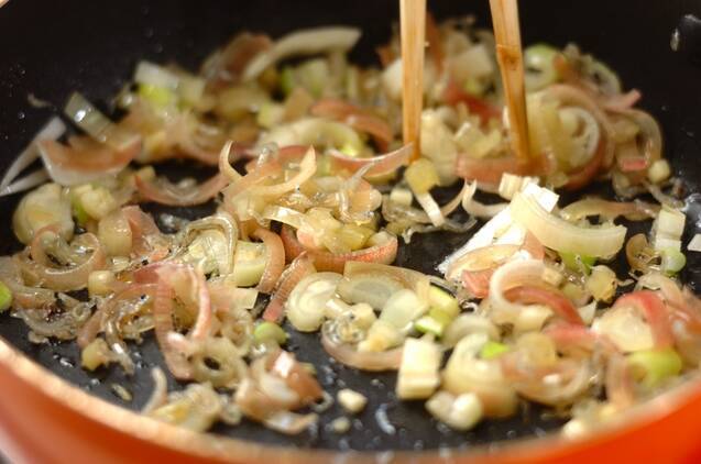 カリカリジャコとミョウガの冷奴の作り方の手順3