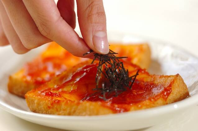 厚揚げコチュジャンソース焼きの作り方の手順3