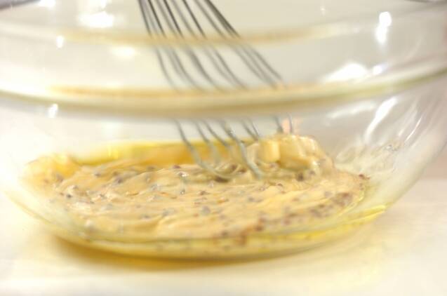 アスパラとキャベツのサラダの作り方の手順2