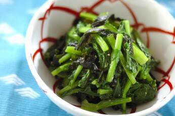 カブの葉のみそ和え