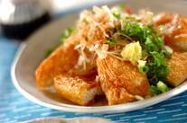 薬味たっぷり焼き油揚げ