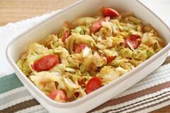 まとめて作り置き！キャベツとソーセージのクミン炒め  by つくおき　nozomiさん