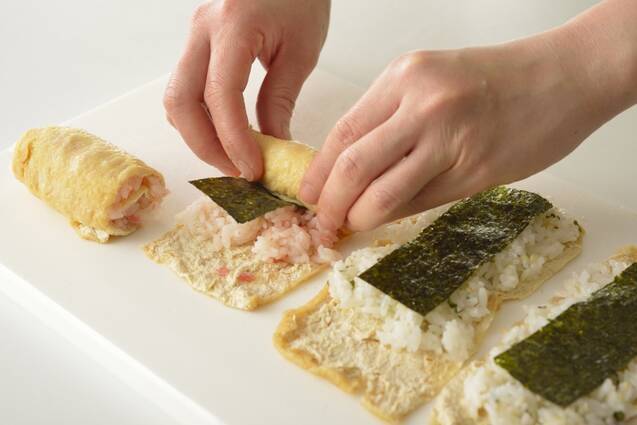 クルクルいなり寿司の作り方の手順7