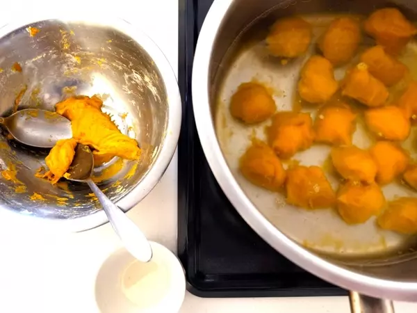 生ハムとカボチャのクリームニョッキの作り方4