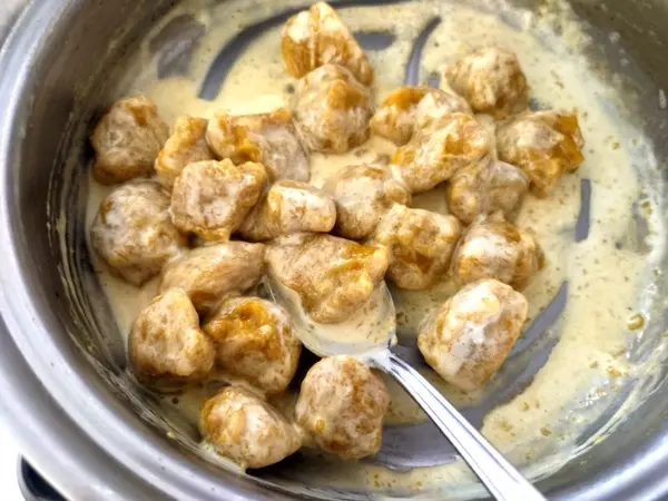 生ハムとカボチャのクリームニョッキの作り方5