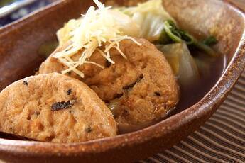 がんもどきと白菜のサッと煮