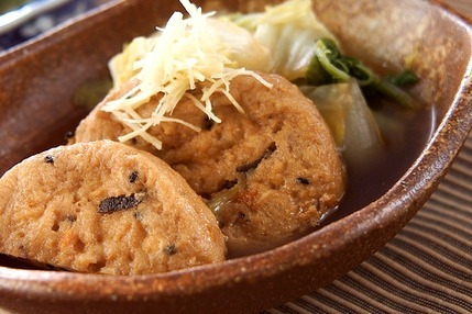がんもどきと白菜のサッと煮