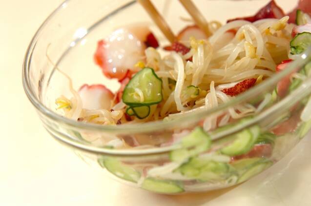 タコとキュウリの酢の物の作り方の手順5