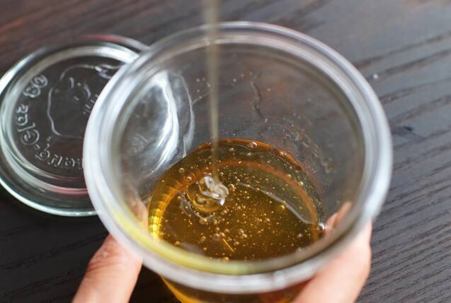 ハニーナッツとクリームチーズバゲットのせの作り方の手順3