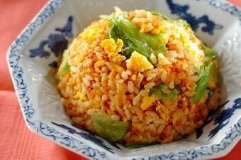 鮭レタスチャーハン