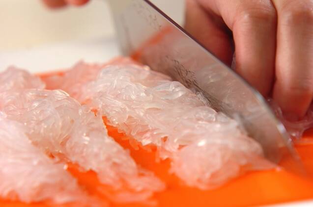 春雨とひき肉のピリ辛炒めの作り方の手順1