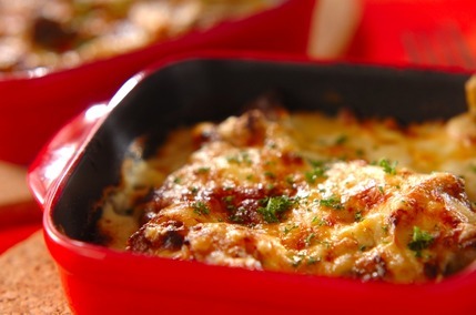 鮭のクリームグラタン