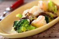 エビと野菜の中華炒め