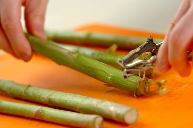中華風素麺チャンプルーの作り方の手順1